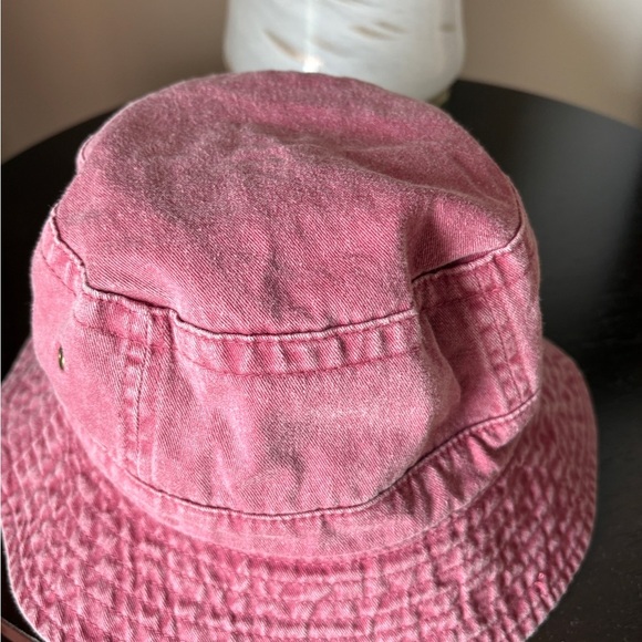 Fahrenheit Pink Denim Bucket Hat Youth Size - Picture 2 of 3